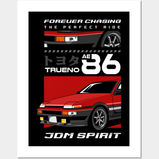 Iconic Trueno Sprinter JDM Car Posters and Art